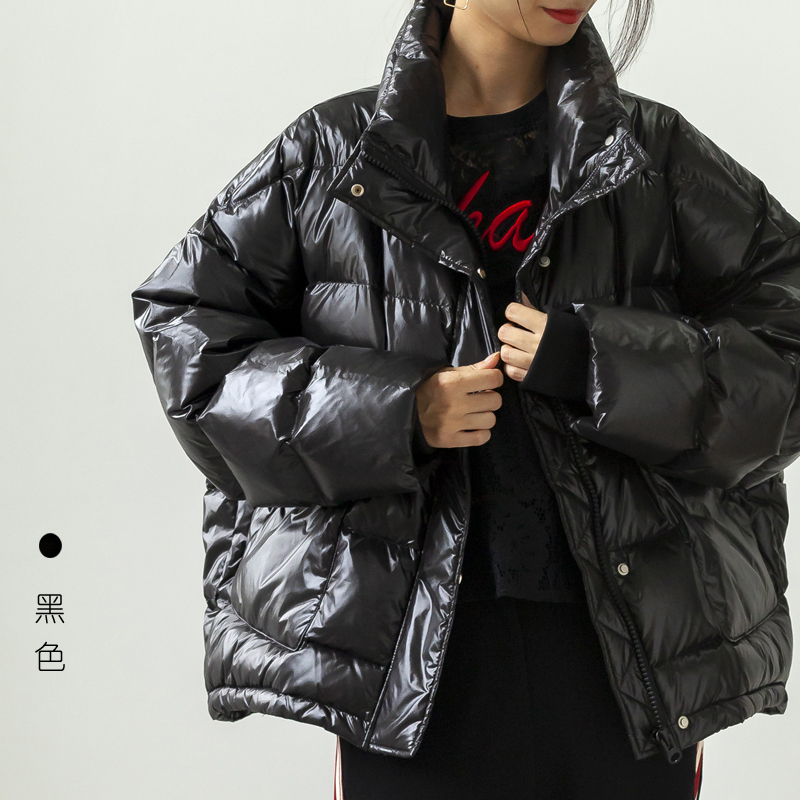 AJY030亮色面包立領(lǐng)寬松落肩羽絨服
